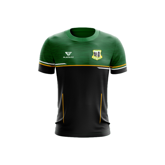 St Josephs GFC Louth T-Shirt Courage Black/Green - Adults