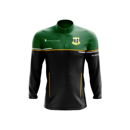 St Josephs GFC Louth Midlayer (1/4 Zip) Courage Black/Green - Adults