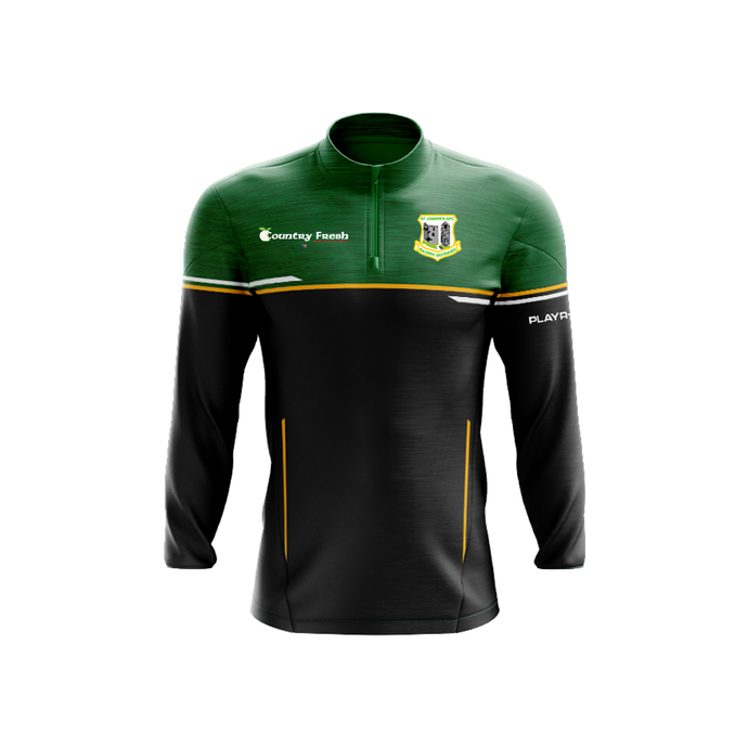 St Josephs GFC Louth Midlayer (1/4 Zip) Courage Black/Green - Kids