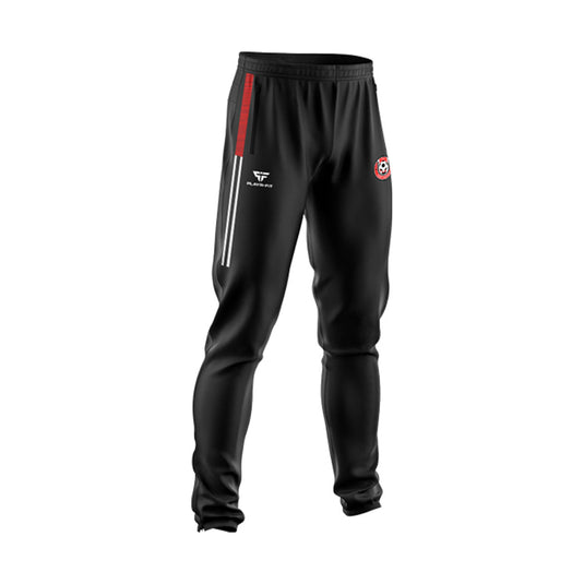 OMP United Skinny Pants Endure Black/Red - Adults