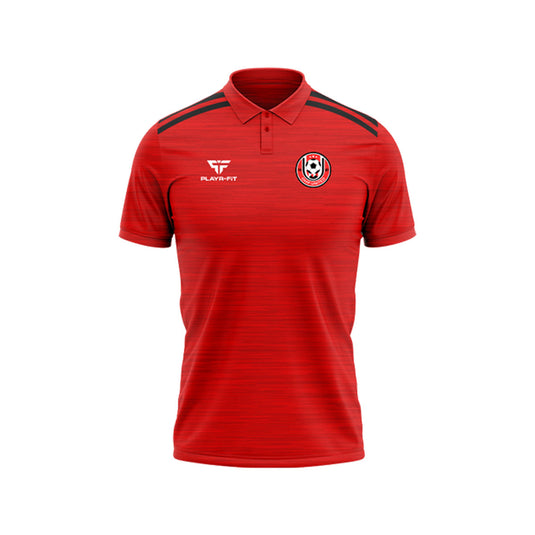 OMP United Polo Endure Red/Black - Adults