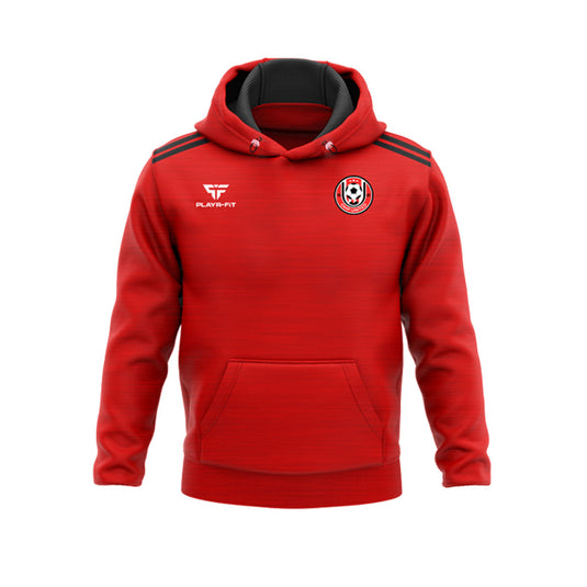 OMP United Hoodie Endure Red/Black - Adults