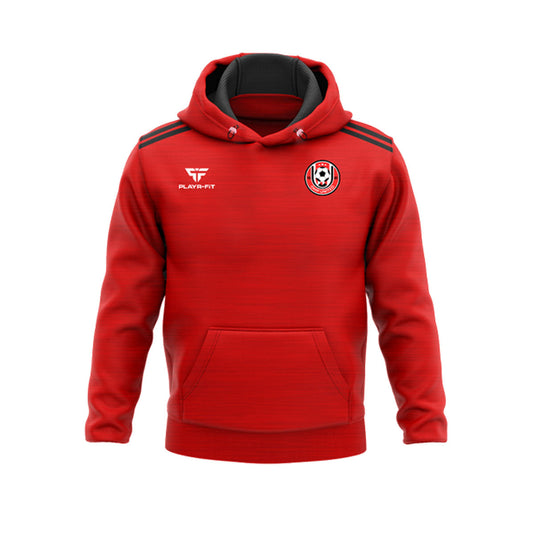 OMP United Hoodie Endure Red/Black - Adults