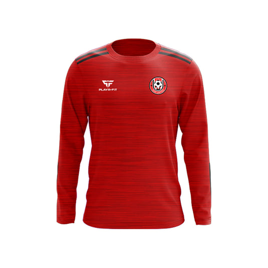OMP United Crew Neck Endure Red/Black - Adults