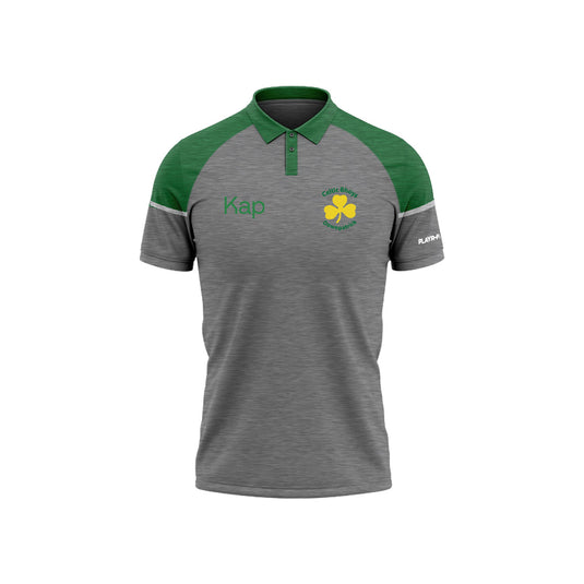 Celtic Bhoys Downpatrick Polo Stellar Grey/Green - Adults
