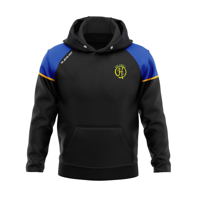Holywell FC Hoodie Stellar (Black/Blue/Yellow) - Adults