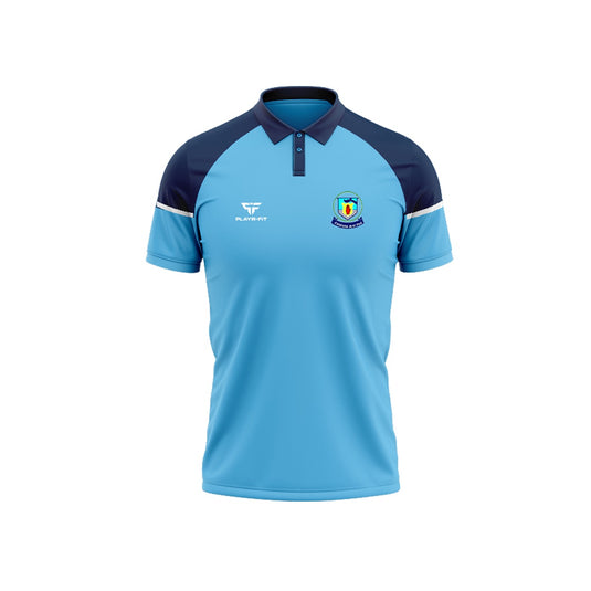 Beech Hill College Staff Polo Stellar Sky/Navy - Adults