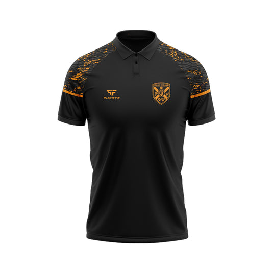 Clann Eireann Polo Stellar Black/Orange - Adults