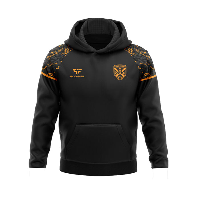 Clann Eireann Hoodie Stellar Black/Orange - Adults