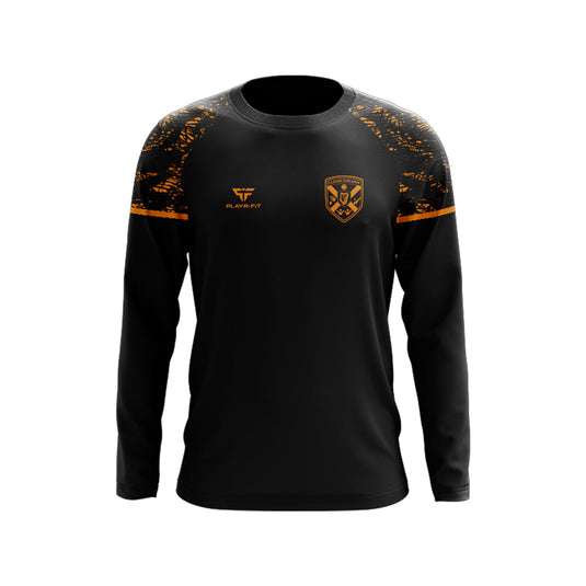 Clann Eireann Crew Neck Stellar Black/Orange - Adults