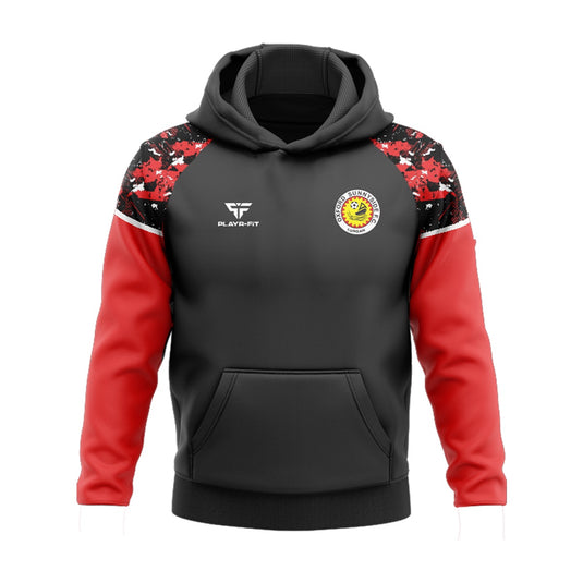 Oxford Sunnyside FC Hoodie Stellar (Black/Red) - Adults