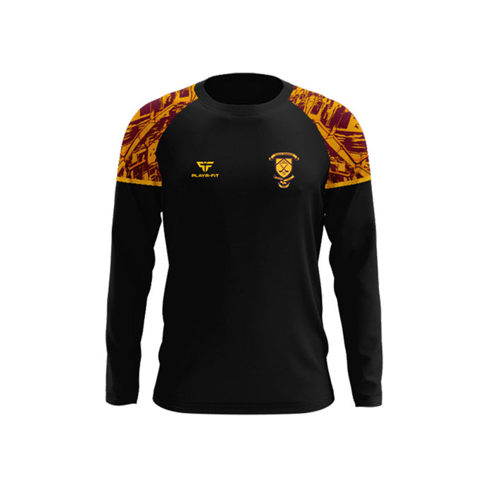 Sean Treacys Hurling Club Lurgan Crew Neck Stellar (Black/Maroon/YellowGold) - Kids