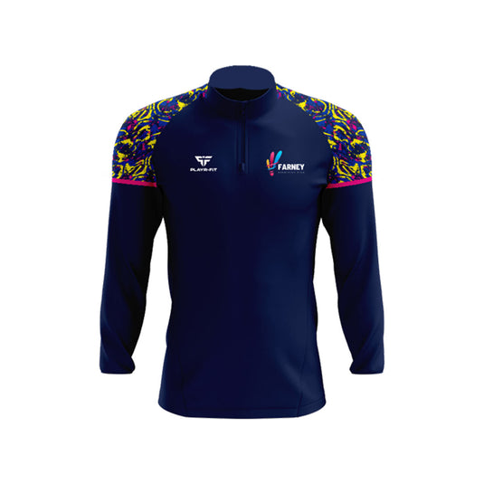 Farney Badminton Club Midlayer (1/4 Zip) Stellar - Kids