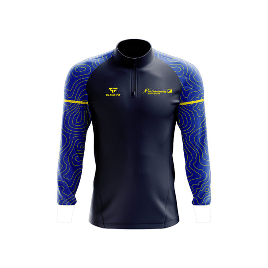NI Orienteering Midlayer (1/4 Zip) Stellar Sublimated - Adults