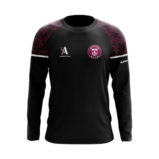Naomh Brid Hurling & Camogie Crew Neck Stellar (Black/Maroon/White) - Adults