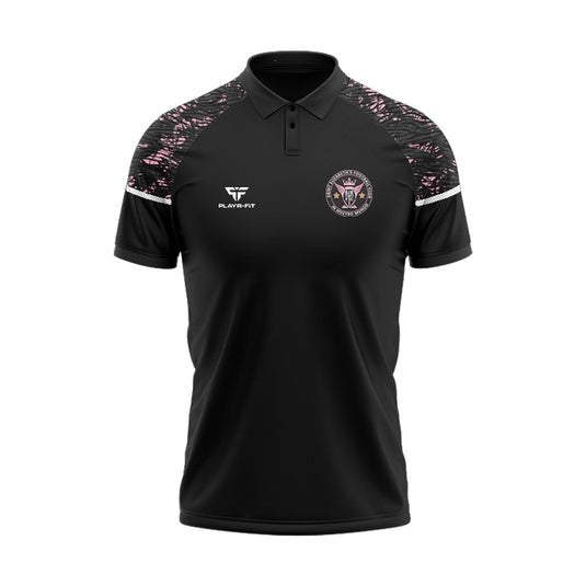 Saint Elizabeths FC Polo Stellar (Black/Pink/White) - Kids