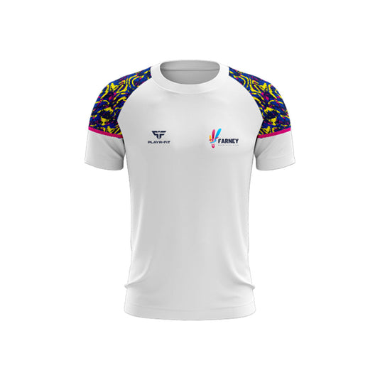Farney Badminton Club T-Shirt Stellar White - Kids