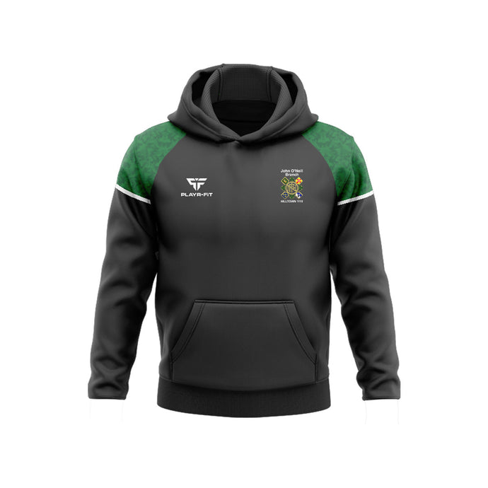 INF Hilltown Hoodie Stellar Sublimated Black/Green - Kids