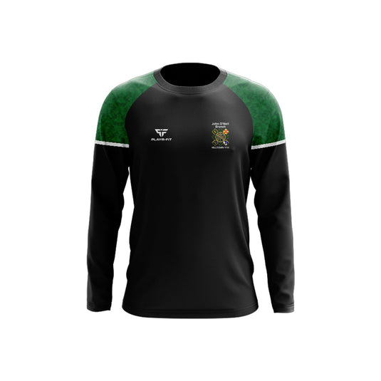 INF Hilltown Crew Neck Stellar Sublimated Black/Green - Kids