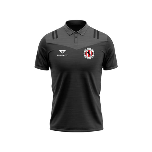 Ballivor FC Polo Tenacity Black/Grey - Adults