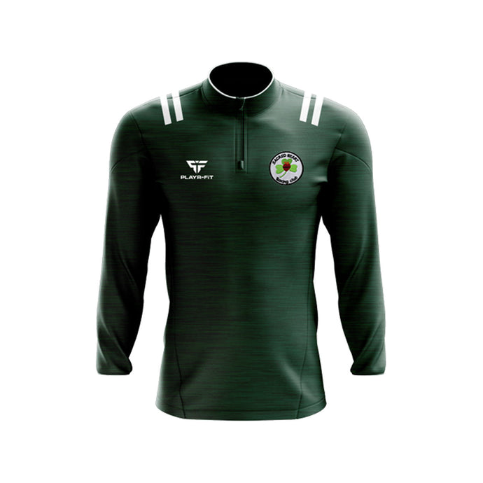 Sacred Heart Boxing Club Midlayer (1/4 Zip) Tenacity Bottle Green/Black - Kids