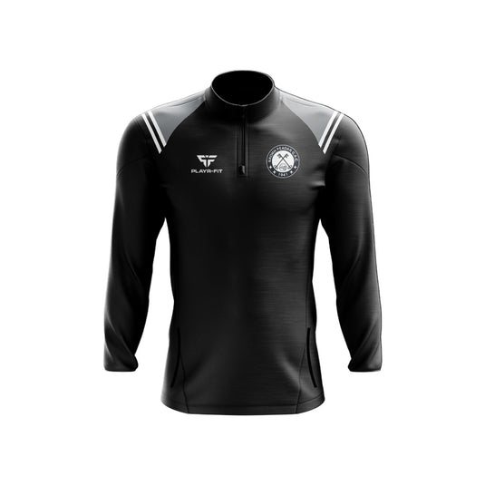 St Peters GAC Lurgan Midlayer (1/4 Zip) Vigour (Black/Grey) - Adults