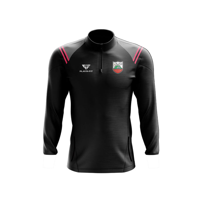 Clarecastle GAC Midlayer (1/4 Zip) Vigour Black/Pink - Kids