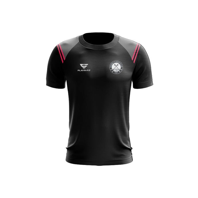 St Peters GAC Lurgan T-Shirt Vigour (Black/Pink) - Adults
