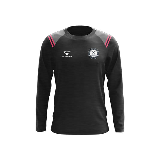 St Peters GAC Lurgan Crew Neck Vigour (Black/Pink) - Kids