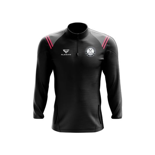 St Peters GAC Lurgan Midlayer (1/4 Zip) Vigour (Black/Pink) - Kids