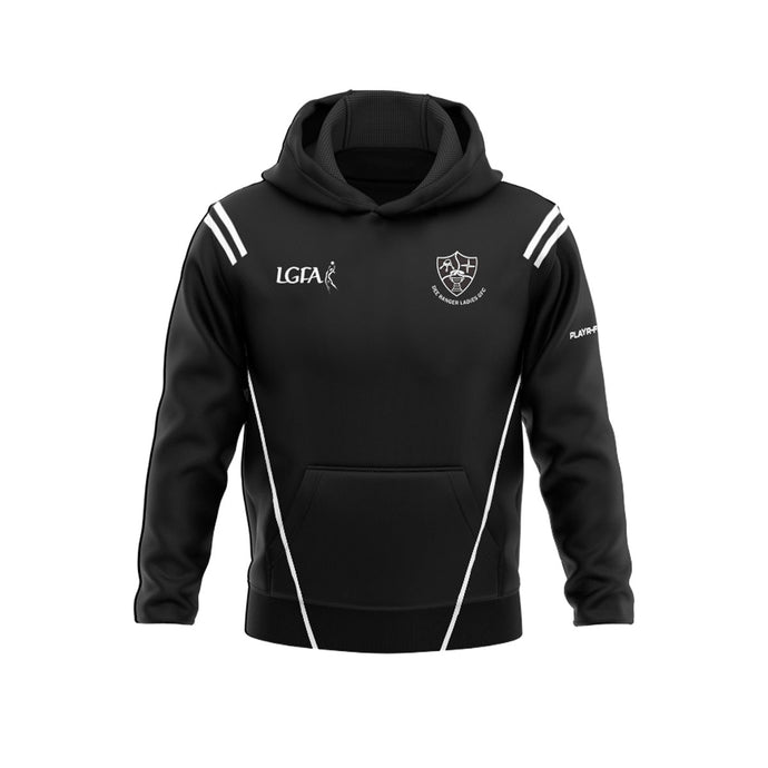 Dee Rangers Ladies GFC Hoodie Vigour Black/White - Adults