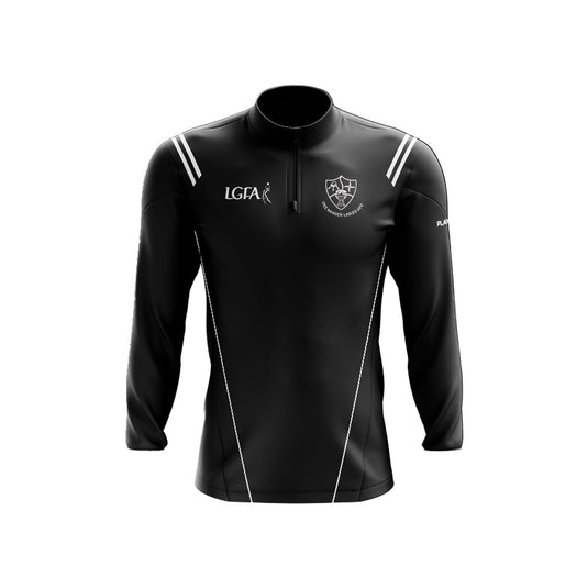 Dee Rangers Ladies GFC Midlayer (1/4 Zip) Vigour Black/White - Kids