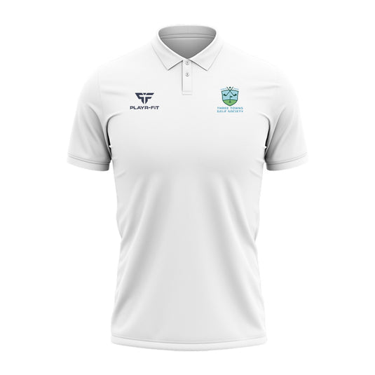 Three Towns Golf Society Polo (White) - Kids