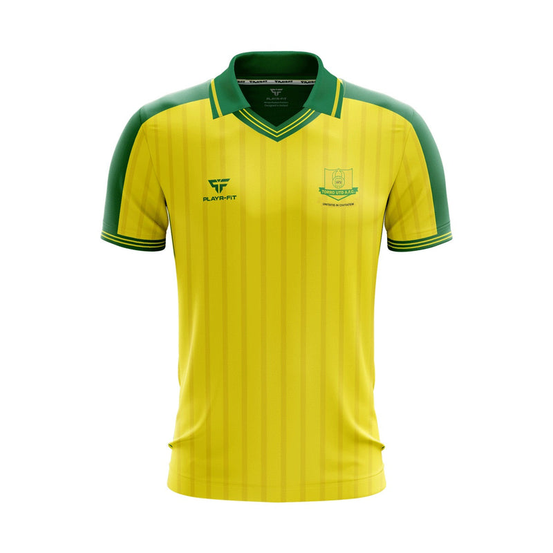 Load image into Gallery viewer, Torro United AFC Jersey Retro (Yellow)- Adults

