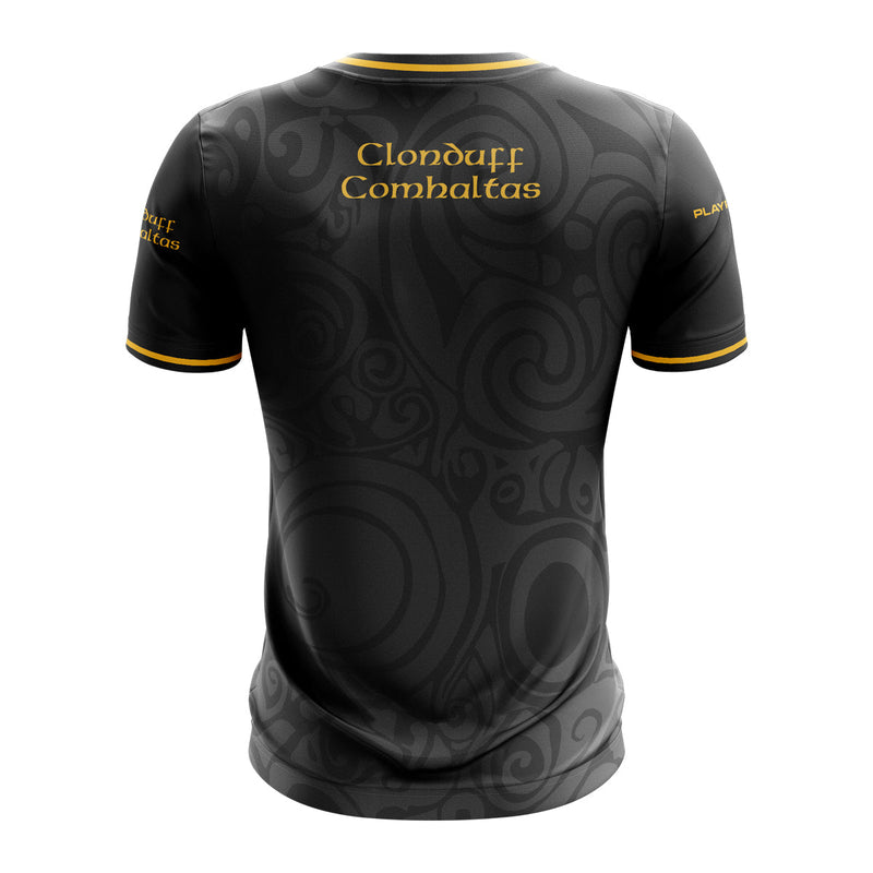 Load image into Gallery viewer, Clonduff Comhaltas Jersey Black/Yellow - Adults
