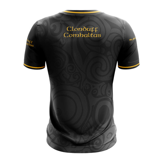 Clonduff Comhaltas Jersey Black/Yellow - Adults