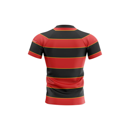 Lansdowne RFC NY Rugby Jersey (Black Stripes) (2 Way Stretch) - Adults