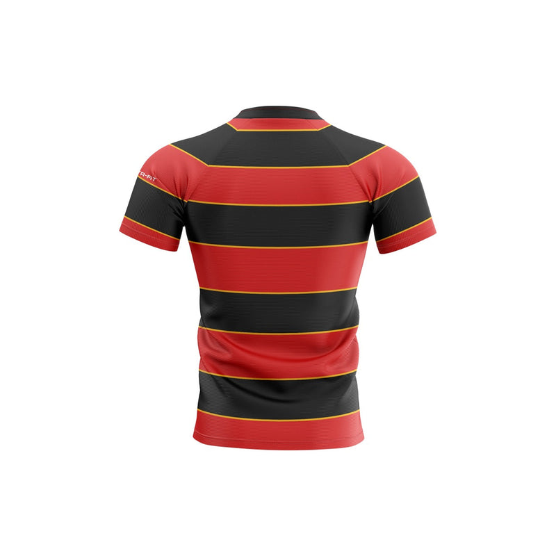 Load image into Gallery viewer, Lansdowne RFC NY Rugby Jersey (Black Stripes) (2 Way Stretch) - Kids

