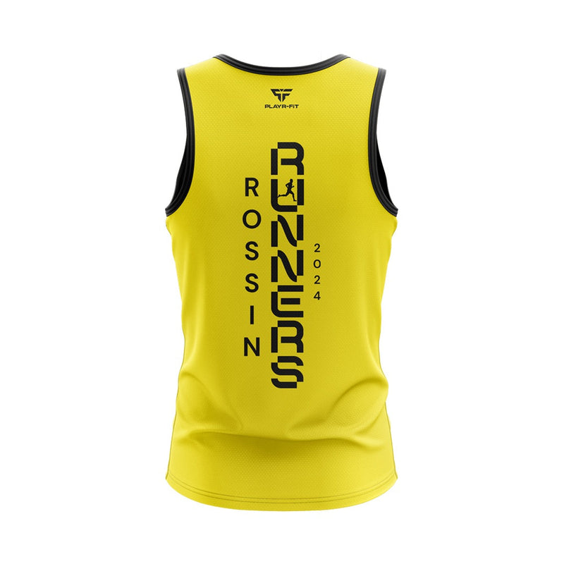 Load image into Gallery viewer, Rossin Runners Running Vest B32 (Yellow/Black) - Adults
