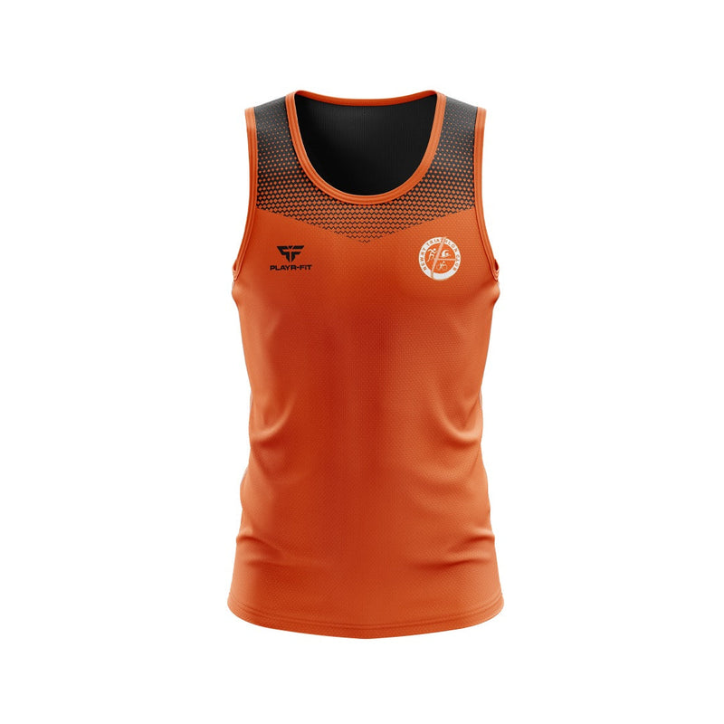 Load image into Gallery viewer, Newry Triathlon Club Running Vest Custom (Orange) - Kids
