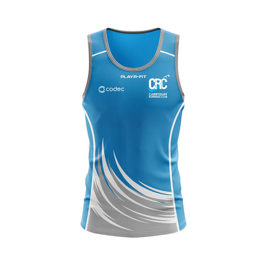 Carryduff Running Club Running Vest 26 (Blue/Grey (Lightweight Mesh) - Adults