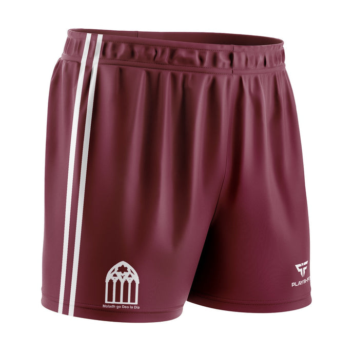 Presentation College Athenry Students Shorts Maroon - Adults