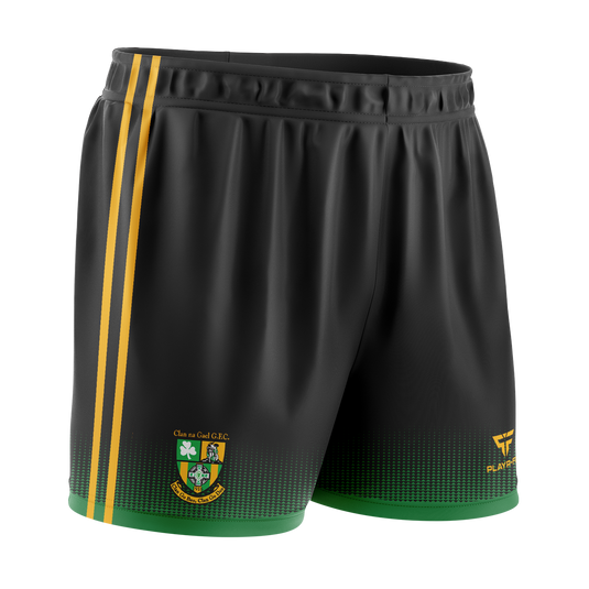 Clan Na Gael GFC Dundalk Shorts (Sublimated) Black - Adults