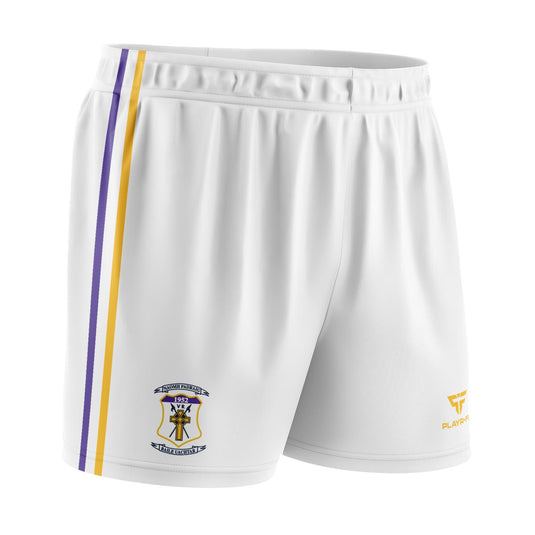St Pats Wexford Shorts (Cut & Sew) White - Adults