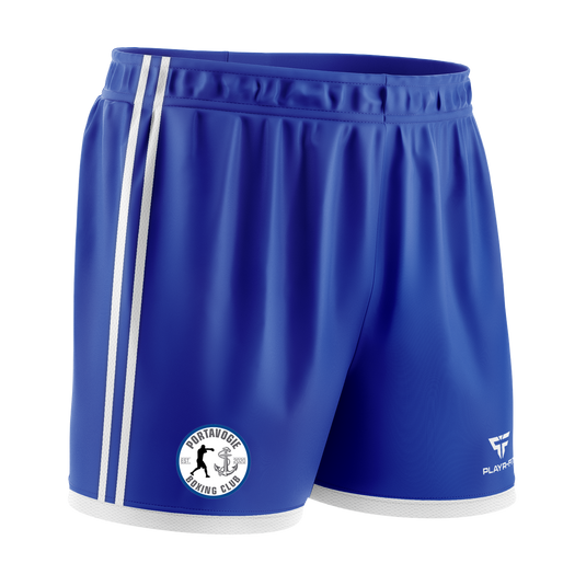 Portavogie Boxing Club Training/Playing Shorts (Blue) - Adults