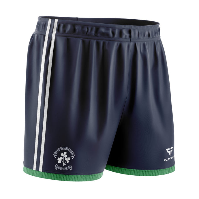 Newry Shamrocks GAC Training/Playing Shorts (Navy/Green) - Adults