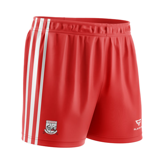 Tyholland Shorts (Cut&Sew) (Red) - Adults