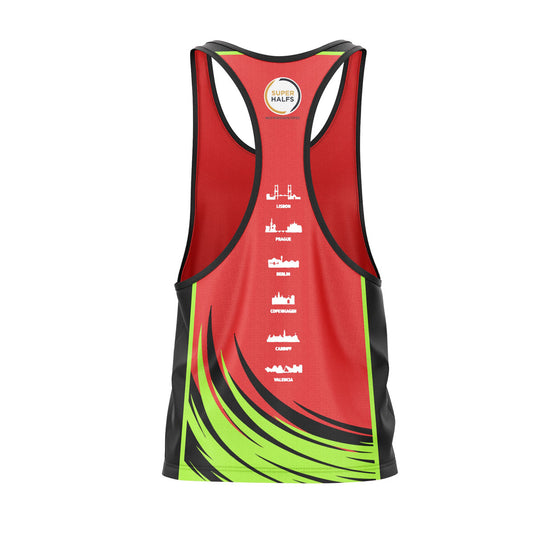 Orchard County Runners Racer Vest Red Super Halfs - Kids
