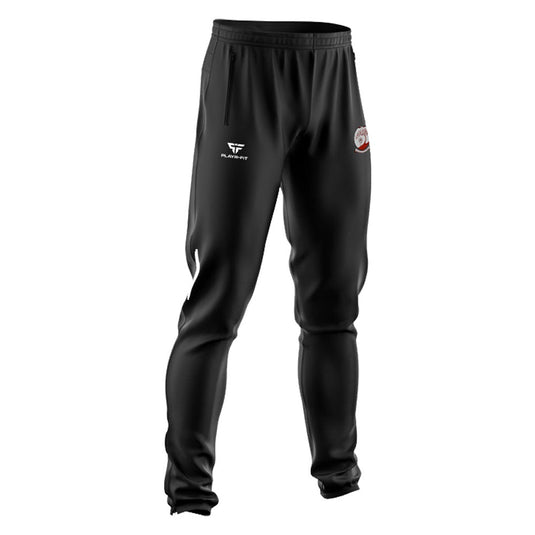 St Colmans PS Saval Staff Skinny Pants Adroit (Black/Maroon/White) - Kids