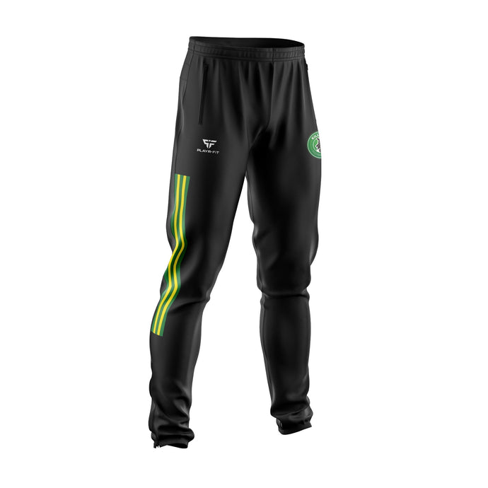 Killough FC Skinny Pants Adroit (Black/Green/Yellow) - Adults